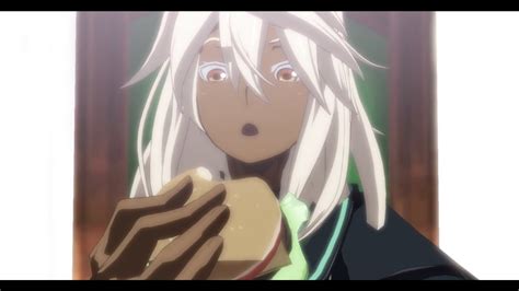 Ramlethal Eats A Hamburger And Enjoys It Full Scene Guilty Gear Xrd