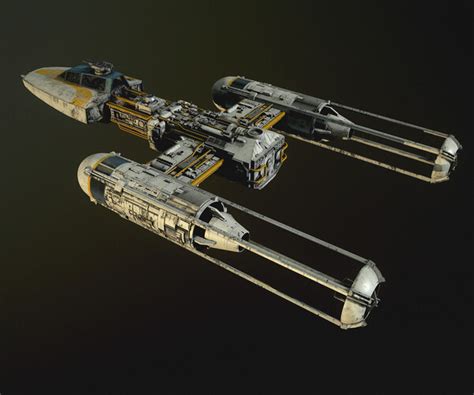 ArtStation - Y-wing Starfighter Star Wars | Resources