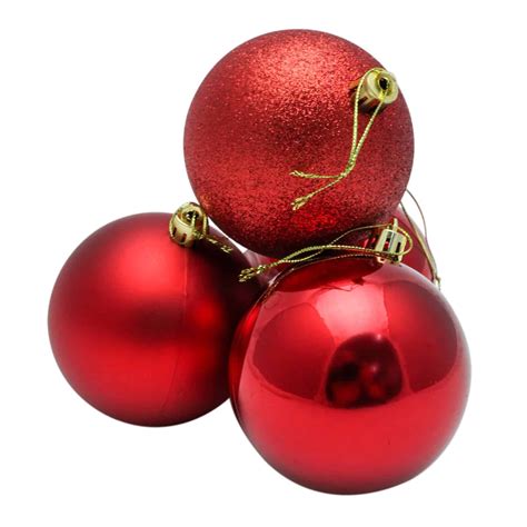 Christmas Baubles 80mm Red 45 Balls Gloss Glitter Matt Amazing Christmas