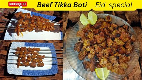 Beef Tikka Boti Recipe By Bk Bushra Kitchen Eid Special BBQ Restaurant