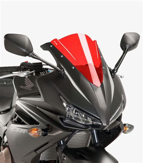 Honda Cbr R Puig Z Racing Red Windshield R