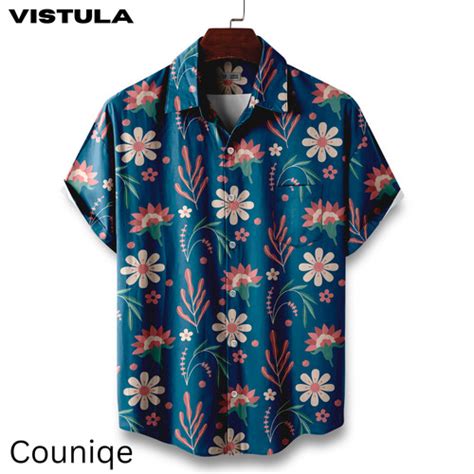 Jual Kemeja Pantai Hawaii Vistula Full Print Couniqe S Kab