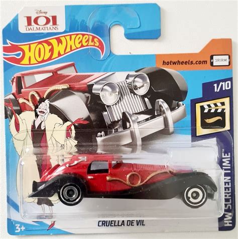 Hot Wheels Dalmatians Cruella De Vil Disney Neu Und