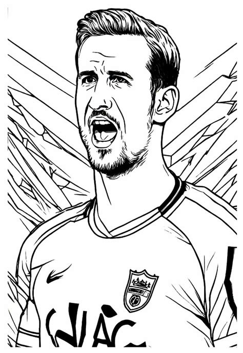 Desenhos De Harry Kane Para Colorir Bora Colorir