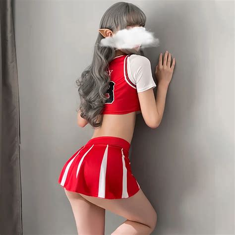 Seksi Amigo Futbol Bebek Cosplay Setleri Pilili Mini Etek Kad N Niforma