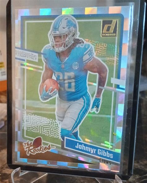 2023 Panini Donruss The Rookies 6 Jahmyr Gibbs Rc For Sale Online