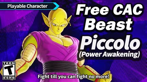 NEW Official DLC 16 Free CAC Beast Form Trailer Yellow Piccolo