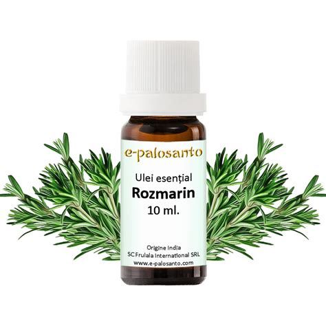 Ulei Esential Rozmarin Puritate 100 10 Ml Aromaterapie E Palosanto