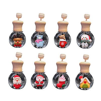 Car Hanging Perfume Pendant Fragrance Air Freshener Empty Glass Bottle