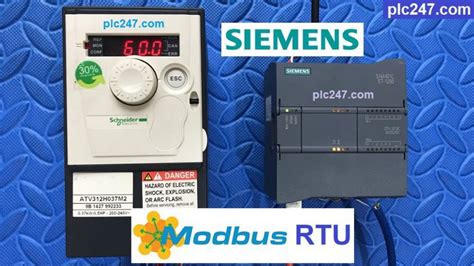 Atv Schneider Modbus Rtu Siemens S Tutorial Plc