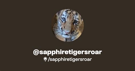 Sapphiretigersroar Instagram TikTok Linktree