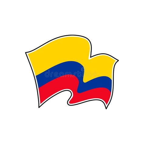 Bandera De Colombia Ilustracin Del Vector Bogot Ilustración Del