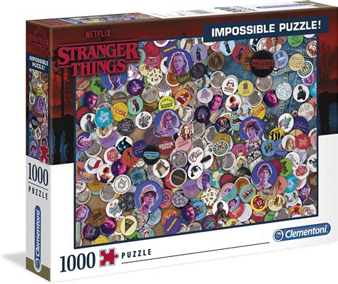 Clementoni 39528 Impossible Puzzle Stranger Things 1000 Pieces