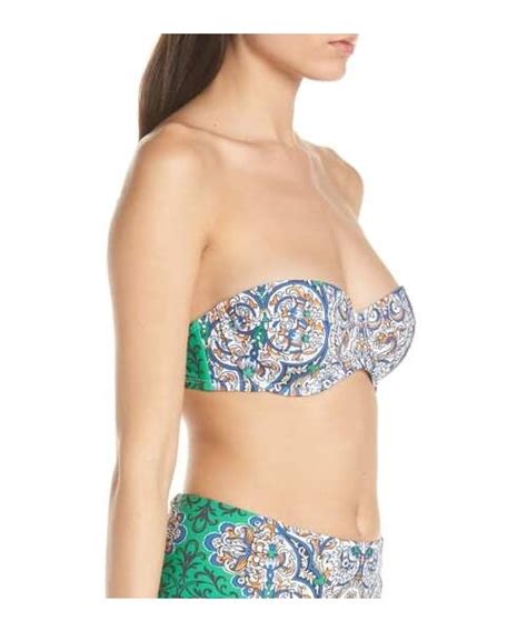 Tory BurchトリーバーチのTory Burch Underwire Bandeau Bikini Top水着 WEAR