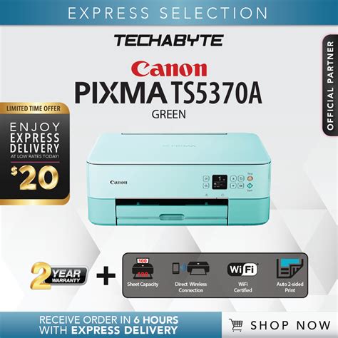 Canon PIXMA TS5370A Compact Wireless Photo All In One With 1 44 OLED