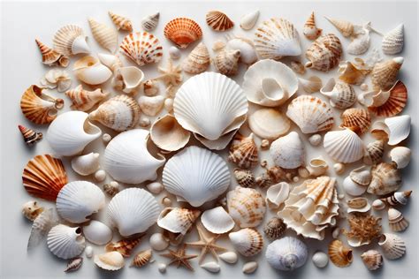 White Seashell Wallpaper Graphic by Forhadx5 · Creative Fabrica