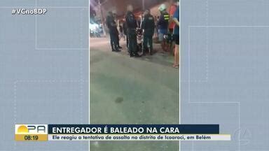 Bom Dia Par Entregador De Aplicativo Baleado No Rosto Ap S Reagir