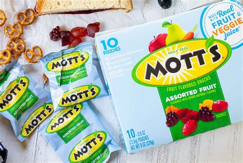 11 Motts Fruit Snacks Nutrition Facts