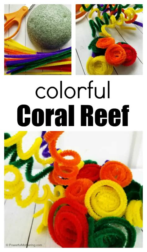 Pipe Cleaner Coral Reef Craft for Kids