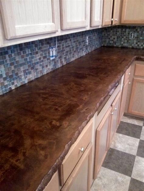 Stained Concrete Kitchen Countertops The Urban Decor