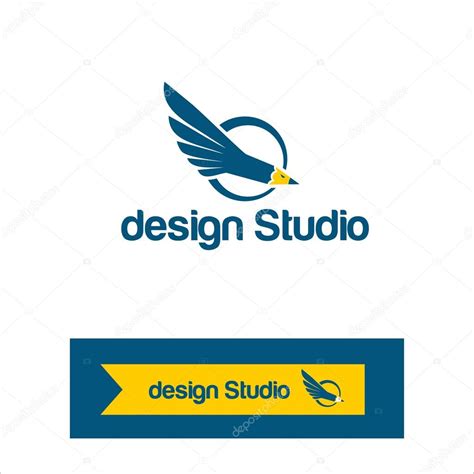 Design Studio vector logo. — Stock Vector © katedemianov #122648306