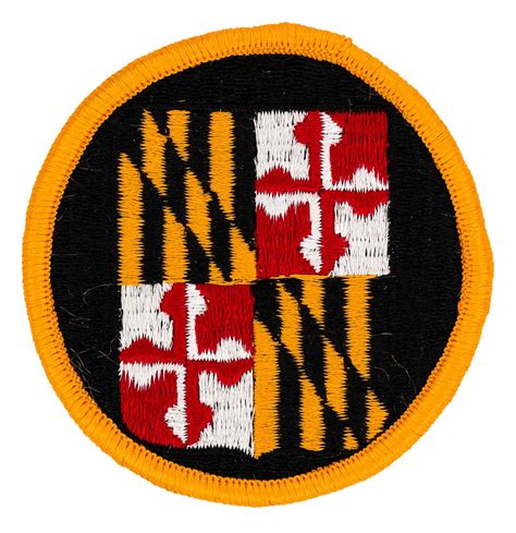 Maryland National Guard Headquarters Patch | Flying Tigers Surplus