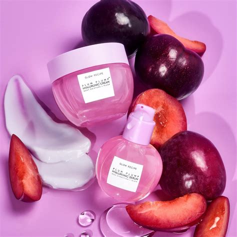 Glow Recipe Plum Plump Hyaluronic Acid Face Cream - Dewy Glow Hydrating ...