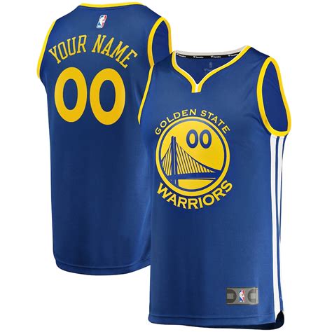 Fanatics Branded Golden State Warriors Royal Fast Break Custom Replica ...