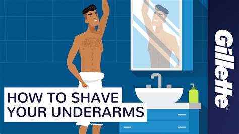 Shaving Armpit Hair Manscaping Tips With Gillette Styler Youtube