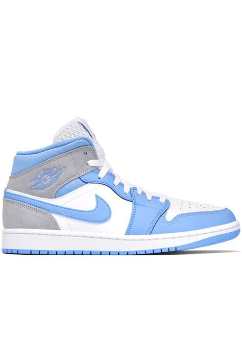 Nike Air Jordan 1 Mid University Blue Grey Fiyatı Yorumları Trendyol