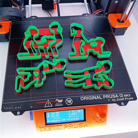 3d Printed Nasty Christmas Cookie Cutters Schweinert