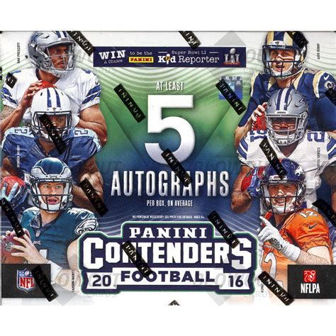 Panini Contenders Football Hobby Box