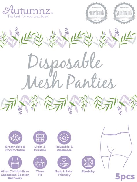 Autumnz Disposable Mesh Panties Pcs Pack M L Xl Best Buy