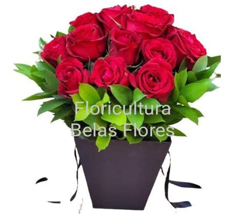 Buqu Caixa De Rosas Floricultura H Belas Flores Campinas