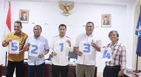 Lima Bakal Calon Rektor Unpatti Terima Nomor Urut Ini Sosoknya