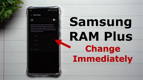 Samsung RAM Plus Why I Turned Mine Off Why You Should Too YouTube