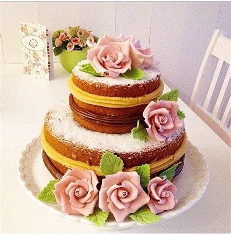 Bolo Bem Casado Naked Cake Bolosdecorados Aniversario Festa