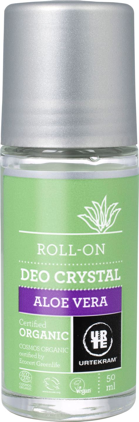 Urtekram Aloe Vera Deokristall Roll On 50 Ml Apotek Hjärtat