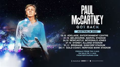 Paul McCartney Confirms Australia 2023 Tour Dates