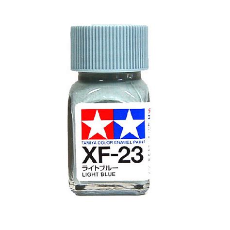 Tamiya 80323 XF 23 Light Blue Mini Enamel Paint Flat 10ml