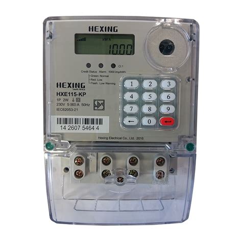 HEXING Single Phase Keypad Prepaid Electricity Meter Ideal Prepaid