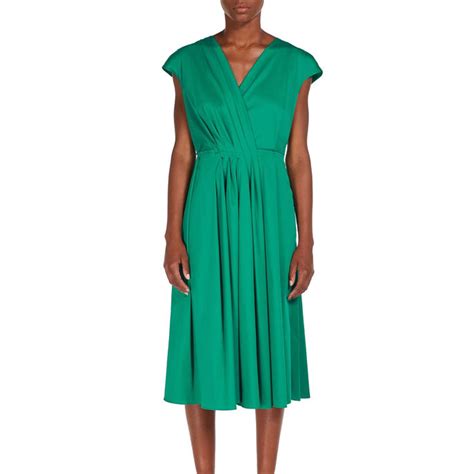 Max Mara Weekend Dress Vertice Woman Garden Green Mascheroni Store