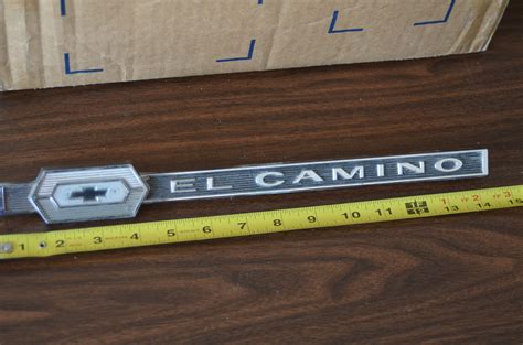 64 Chevy El Camino Quarter Panel Emblem Molding Original GM EBay