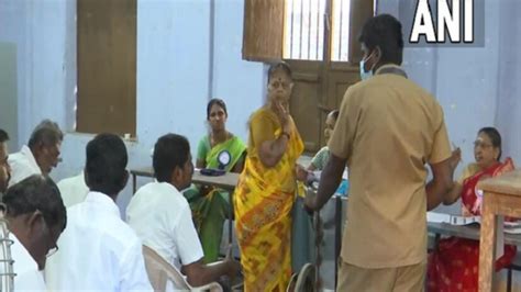 Tamil Nadu Voting For Erode Assembly Seat Bypolls Underway Smoothly