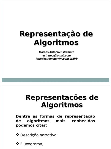 PDF Representacao De Algoritmos DOKUMEN TIPS