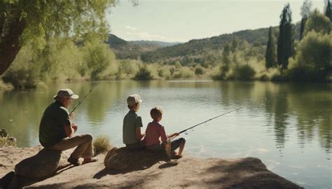 Pesca recreativa en familia en los embalses de la Serranía de Cuenca