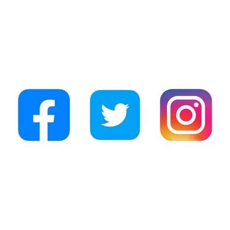 Facebook Gorjeo Instagram Instagram Facebook Gorjeo Icono Logo Vector