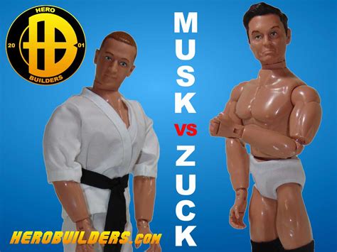 Musk Vs Zuck Action Figure Set • Herobuilders®