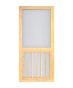 Five Bar Wood Insert Woodcraft Screen Door Screen Tight