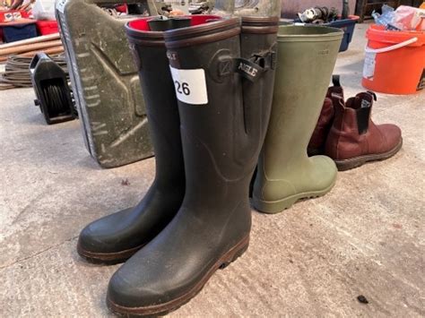 Aigle Neoprene Wellies Size 45 Wellies Size 44 Work Boots Size 10